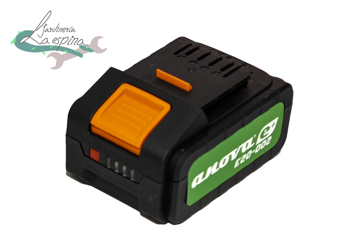Batería 20V ANOVA E+ E20-002 de 4 Ah con indicador LED de carga