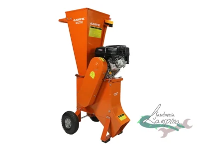 Biotrituradora de gasolina ANOVA BIO70D con dos tolvas de alimentación y motor de 7 HP