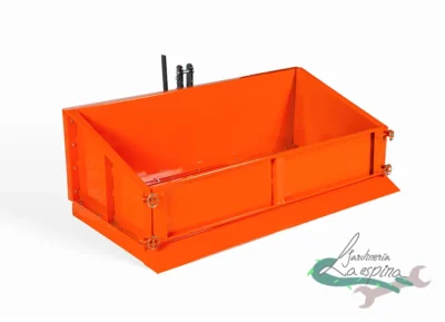 Cajón de transporte ANOVA PTOCAT150 de 150 cm con puerta trasera abatible para tractor