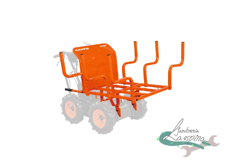 Carretilla motorizada 4x4 ANOVA CR7400 con caja metálica y motor de gasolina - vista 2