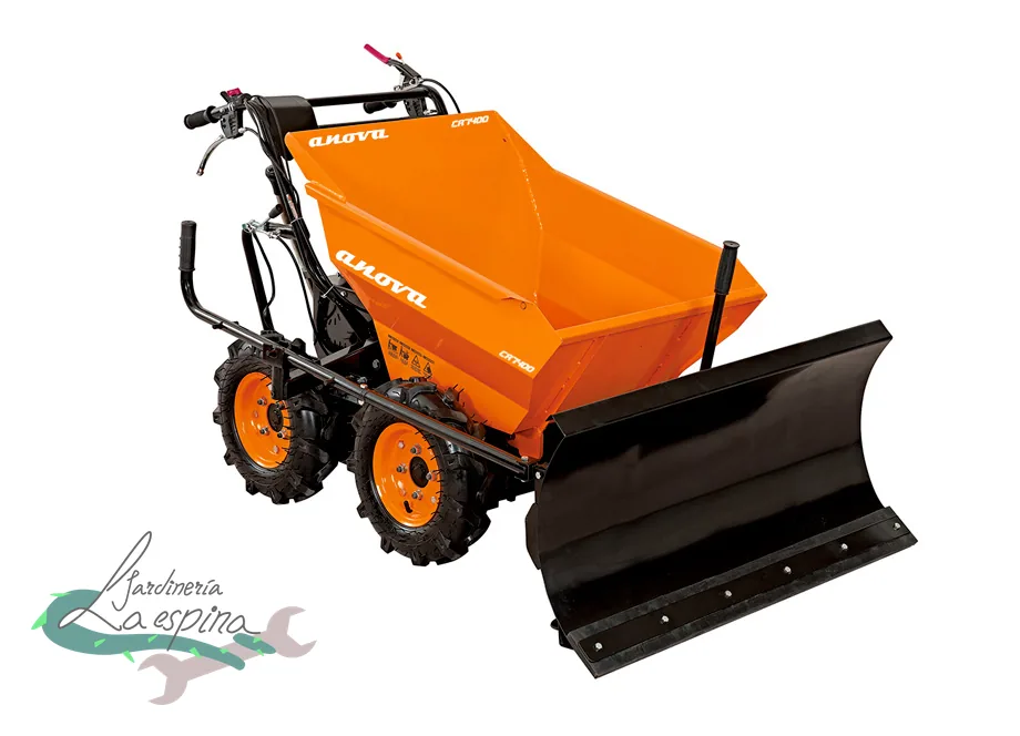 Carretilla motorizada 4x4 ANOVA CR7400 con caja metálica y motor de gasolina - vista 3