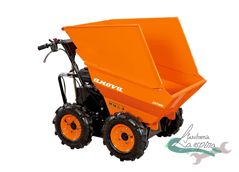 Carretilla motorizada 4x4 ANOVA CR7400 con caja metálica y motor de gasolina - vista 4