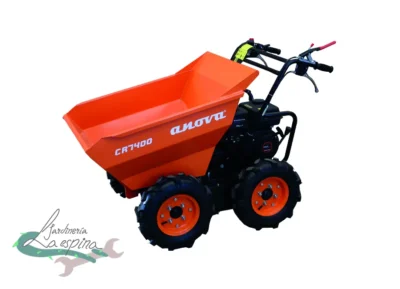 Carretilla motorizada 4x4 ANOVA CR7400 con caja metálica y motor de gasolina