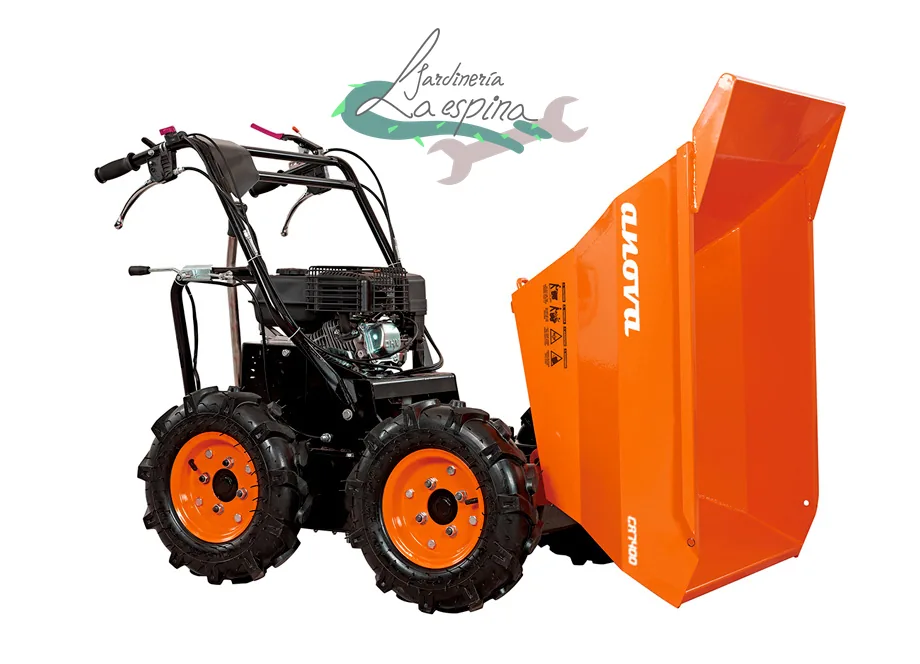 Carretilla motorizada 4x4 ANOVA CR7400 con caja metálica y motor de gasolina - vista 5