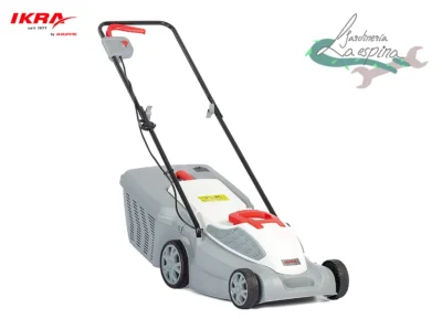Cortacésped eléctrico ANOVA IKRA CE1600N de 38 cm con recogedor de 45 litros