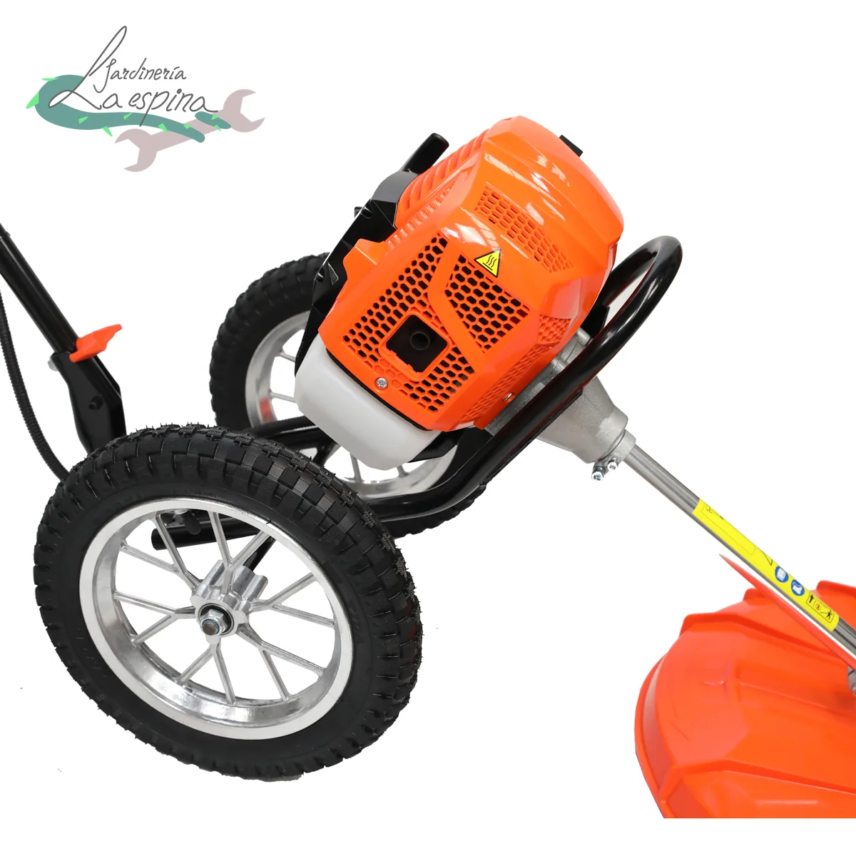 Desbrozadora con ruedas ANOVA D52R de 51,7 cc con cabezal de hilo y manillar plegable - vista 4