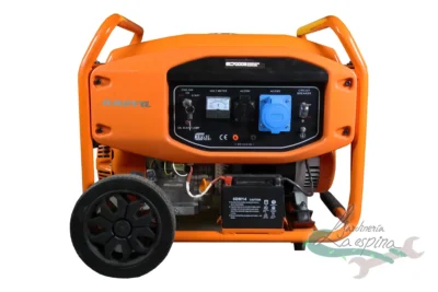 Generador de gasolina ANOVA GC7000E de 7000 W con arranque eléctrico y chasis con ruedas
