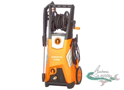 Hidrolimpiadora eléctrica ANOVA H1800 de 180 bar con ruedas, enrollador y lanza rotativa