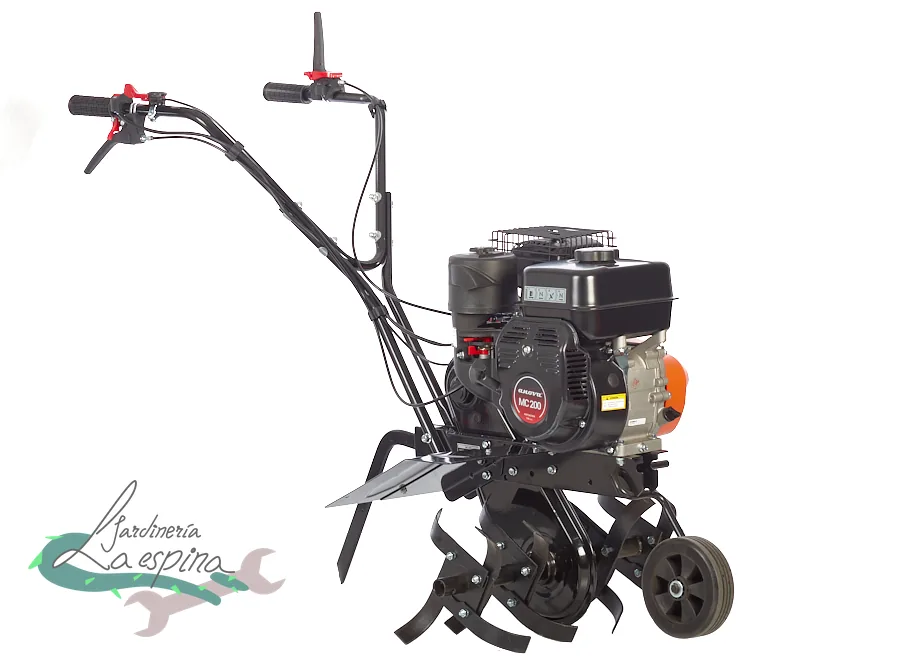 Motoazada de gasolina ANOVA MC200 de 6,5 HP con fresas montadas