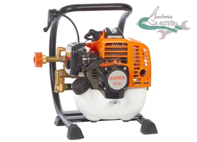 Motopulverizador ANOVA PG2C de gasolina con bomba de 18 bar, bastidor compacto y manguera
