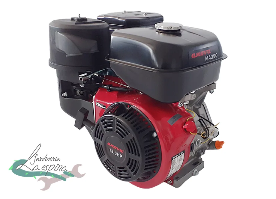 Motor de gasolina 4 tiempos OHV ANOVA MA390 de 13 HP y 389 cc
