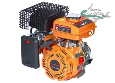 Motor de gasolina 4 tiempos ANOVA MA81 de 2 CV para sulfatadora con eje de 15,8 mm