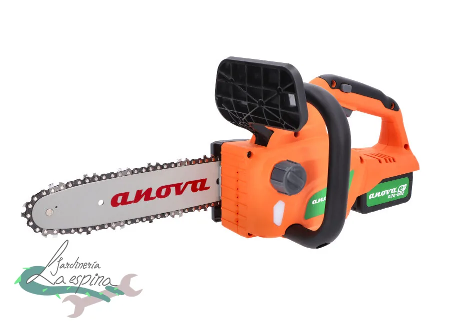 Motosierra de batería ANOVA E-Plus E20M10 20 V con espada de 10 pulgadas, batería y cargador