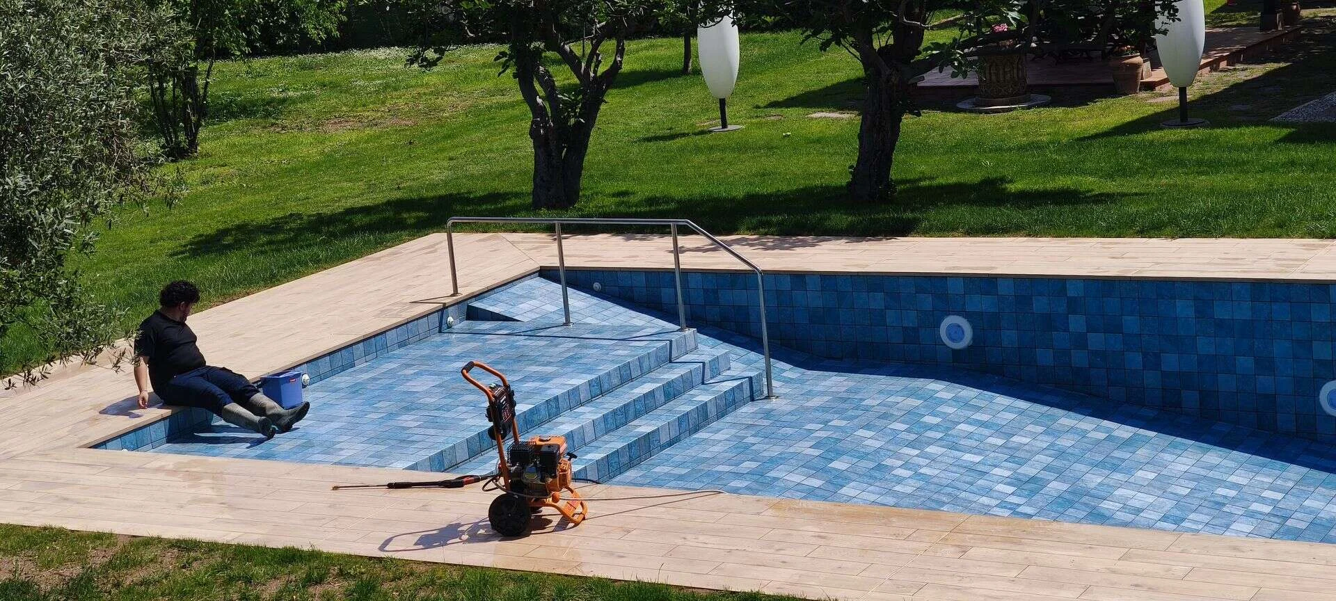 Limpieza de piscina