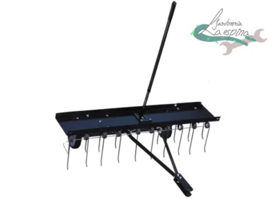 Quitamusgo para tractor cortacésped ANOVA ATM40 con muelles de acero de 102 cm