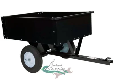 Remolque para tractor cortacésped ANOVA ATRM300 con caja metálica