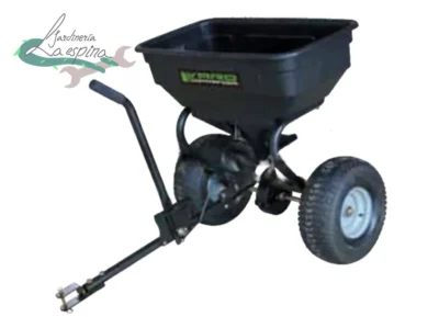 Sembradora para tractor cortacésped ANOVA ATS60 con tolva de 60 litros y tapa