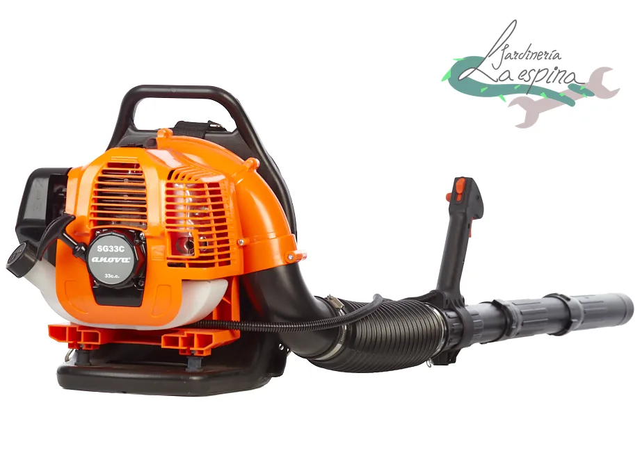 Soplador de gasolina ANOVA SG33C de 32,6 cc con tubo de soplado y empuñadura con acelerador