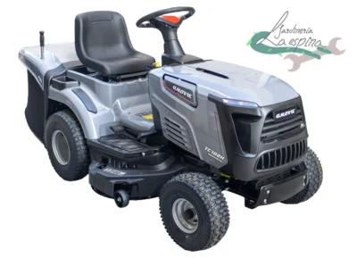 Tractor cortacésped ANOVA TC102H de 102 cm con motor Loncin y cesto trasero