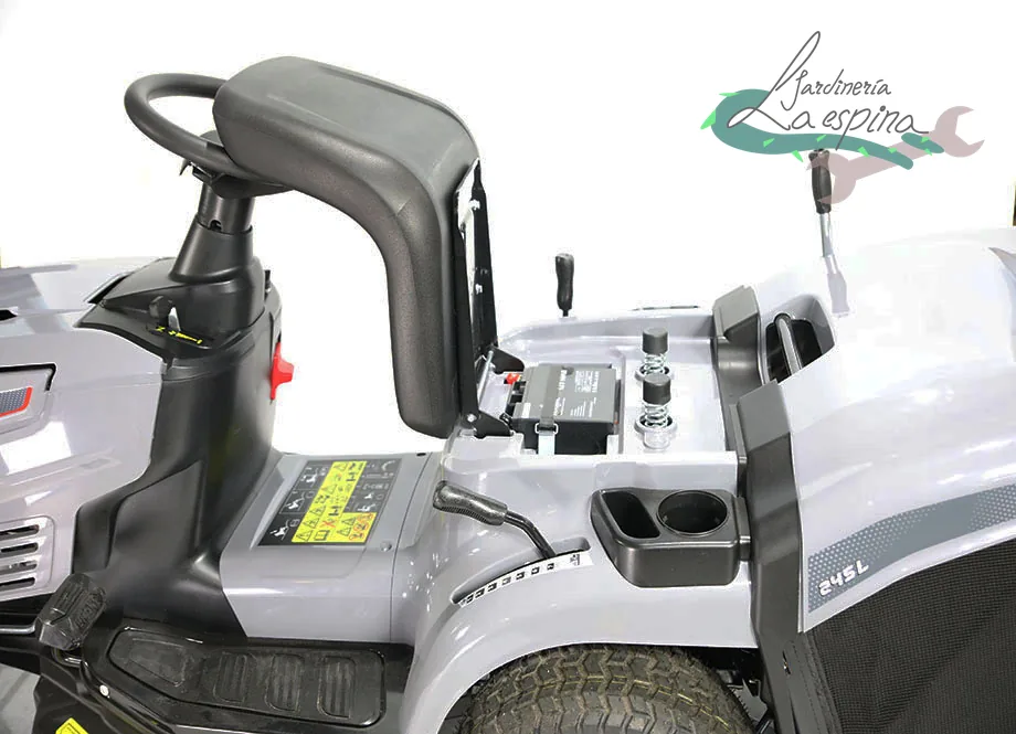 Tractor cortacésped ANOVA TC86M de 86 cm con saco de recogida trasero - vista 8