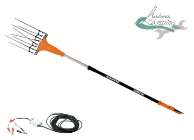 Vareadora de aceituna a batería ANOVA VAR240 con pértiga telescópica y cabezal de varillas